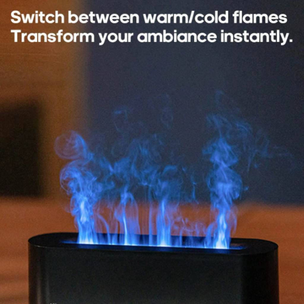 Premium LED Flame Aroma Diffuser & Humidifier