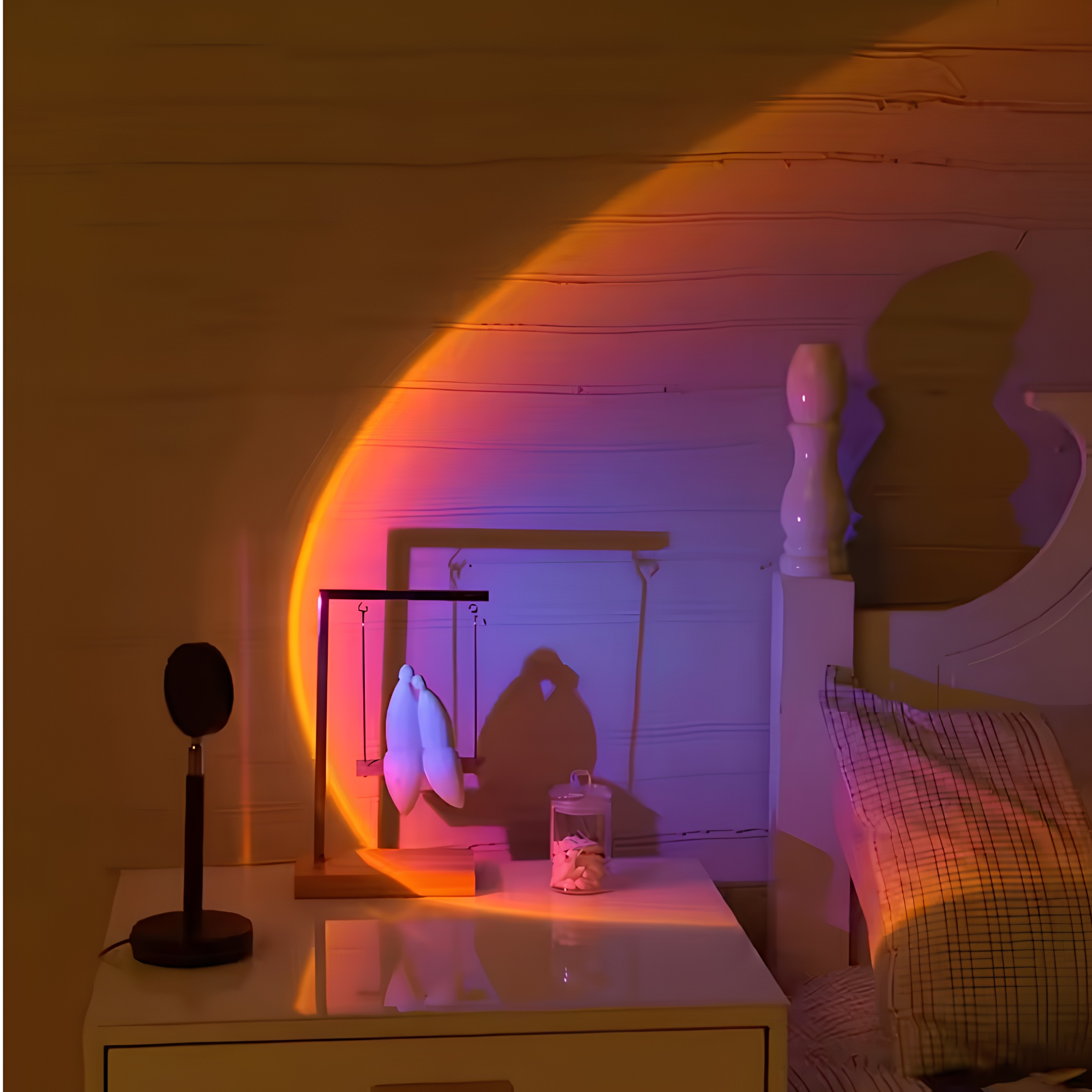 Smart APP Control 16-Color Sunset Projection Lamp