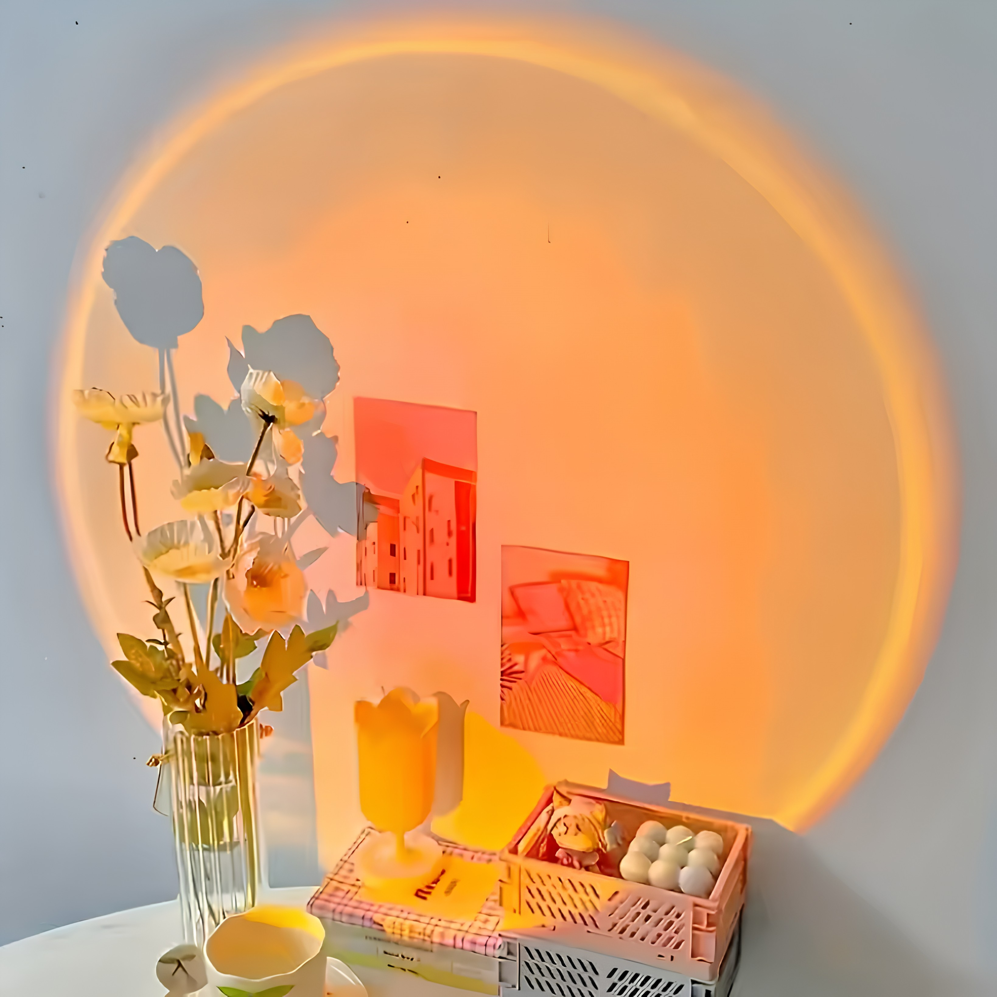 Smart APP Control 16-Color Sunset Projection Lamp
