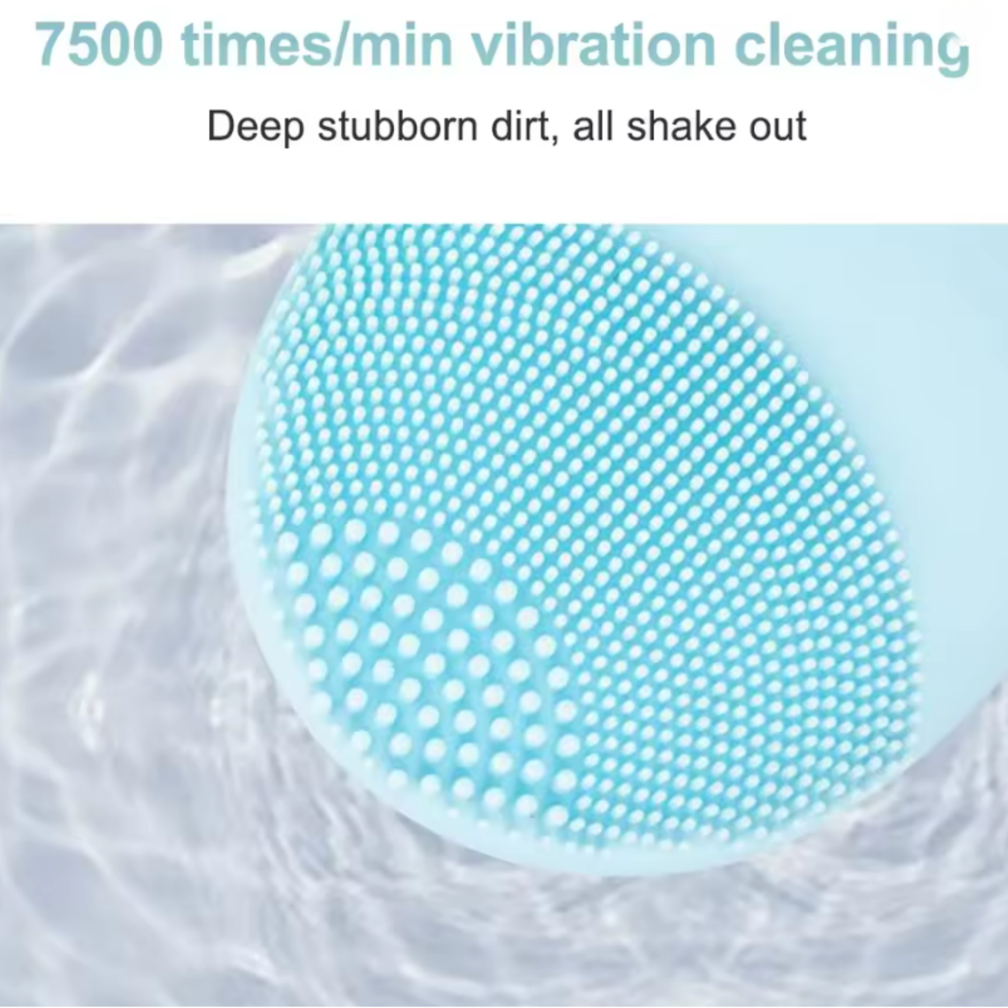 Ultra-Density Sonic Silicone Facial Cleansing Brush