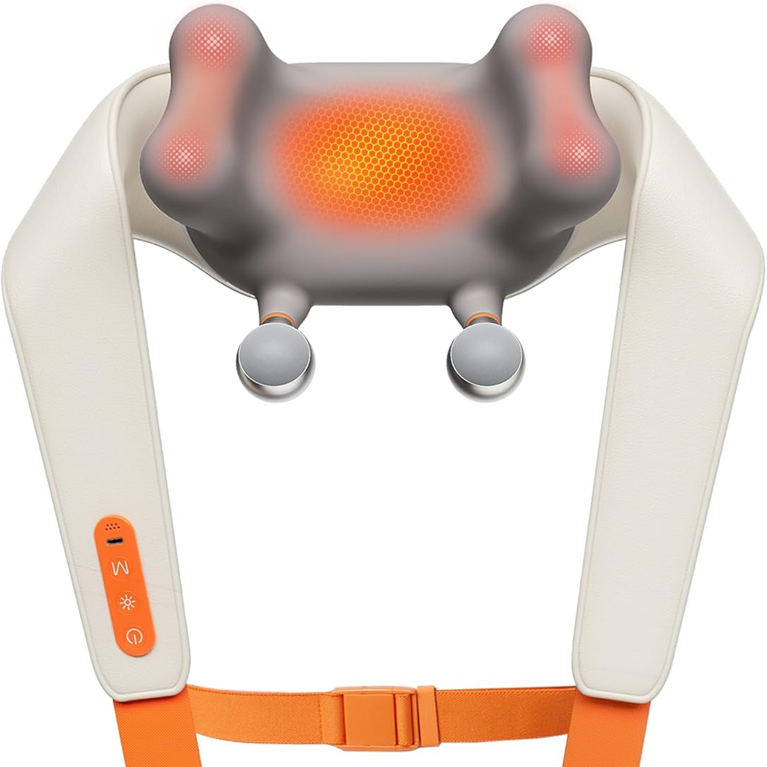 Portable Neck & Shoulder Massager with Heat