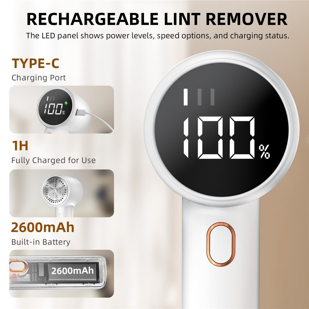 Ultra-Suction 6-Blade Smart Fabric Shaver