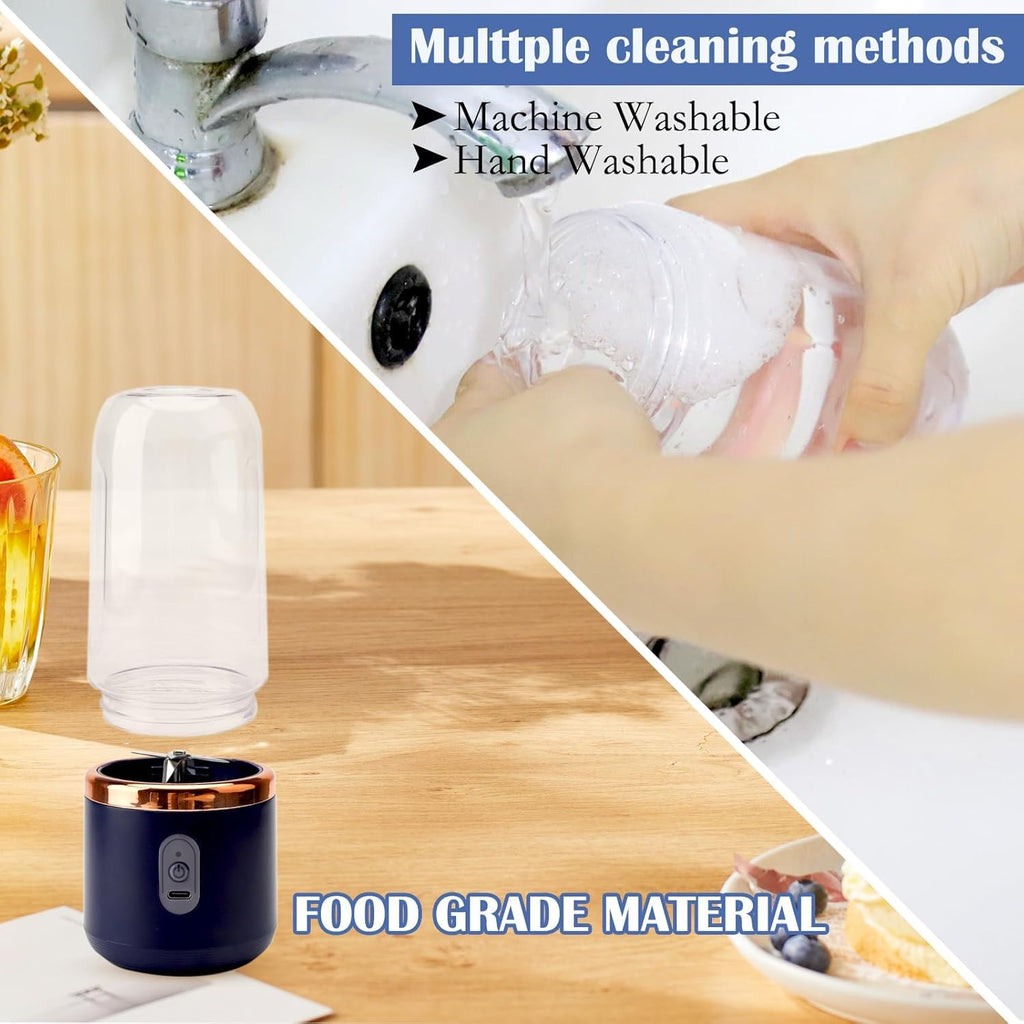 6-Blade Convertible Portable USB Blender
