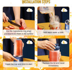 6-Blade Convertible Portable USB Blender