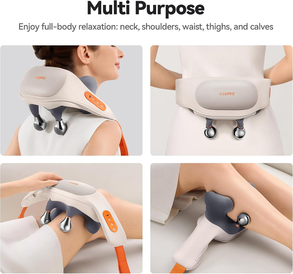 Portable Neck & Shoulder Massager with Heat