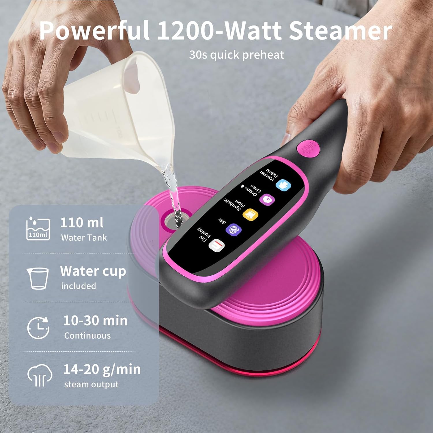 2-in-1 Handheld Steamer & Iron