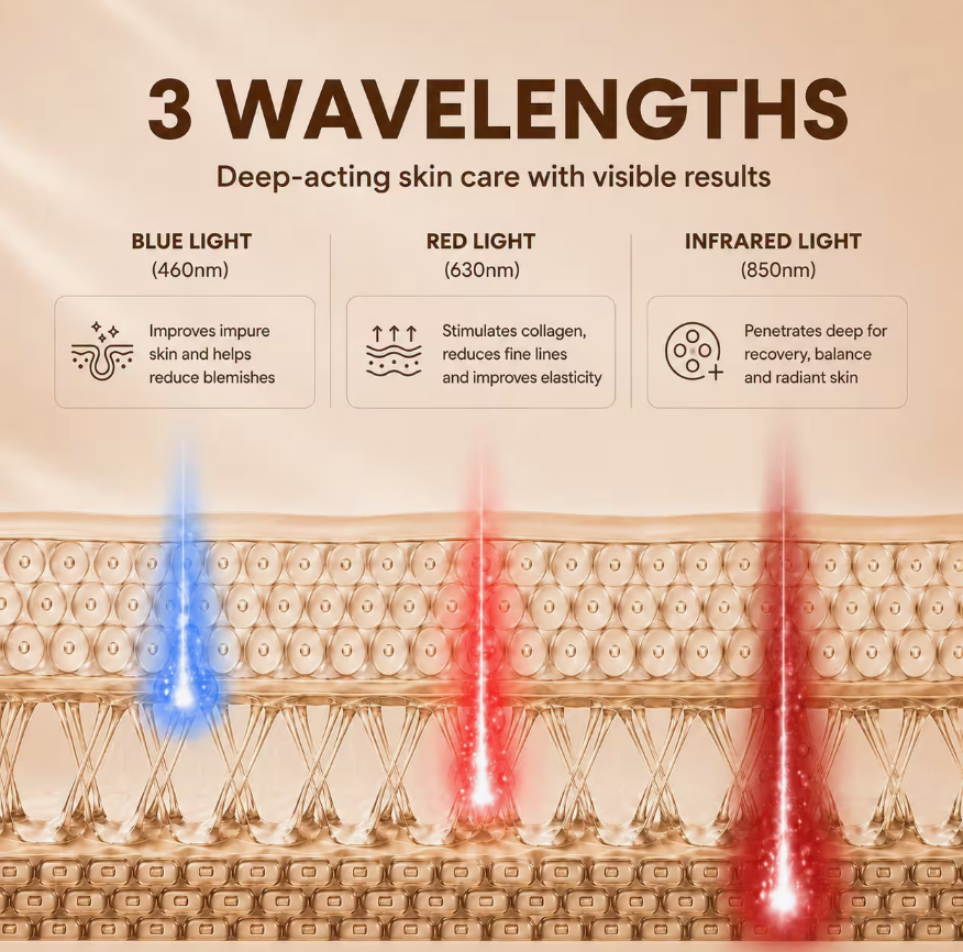 LED Light Therapy Face Mask