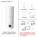Smart Closed-Lid Travel Electric Heating Cup
